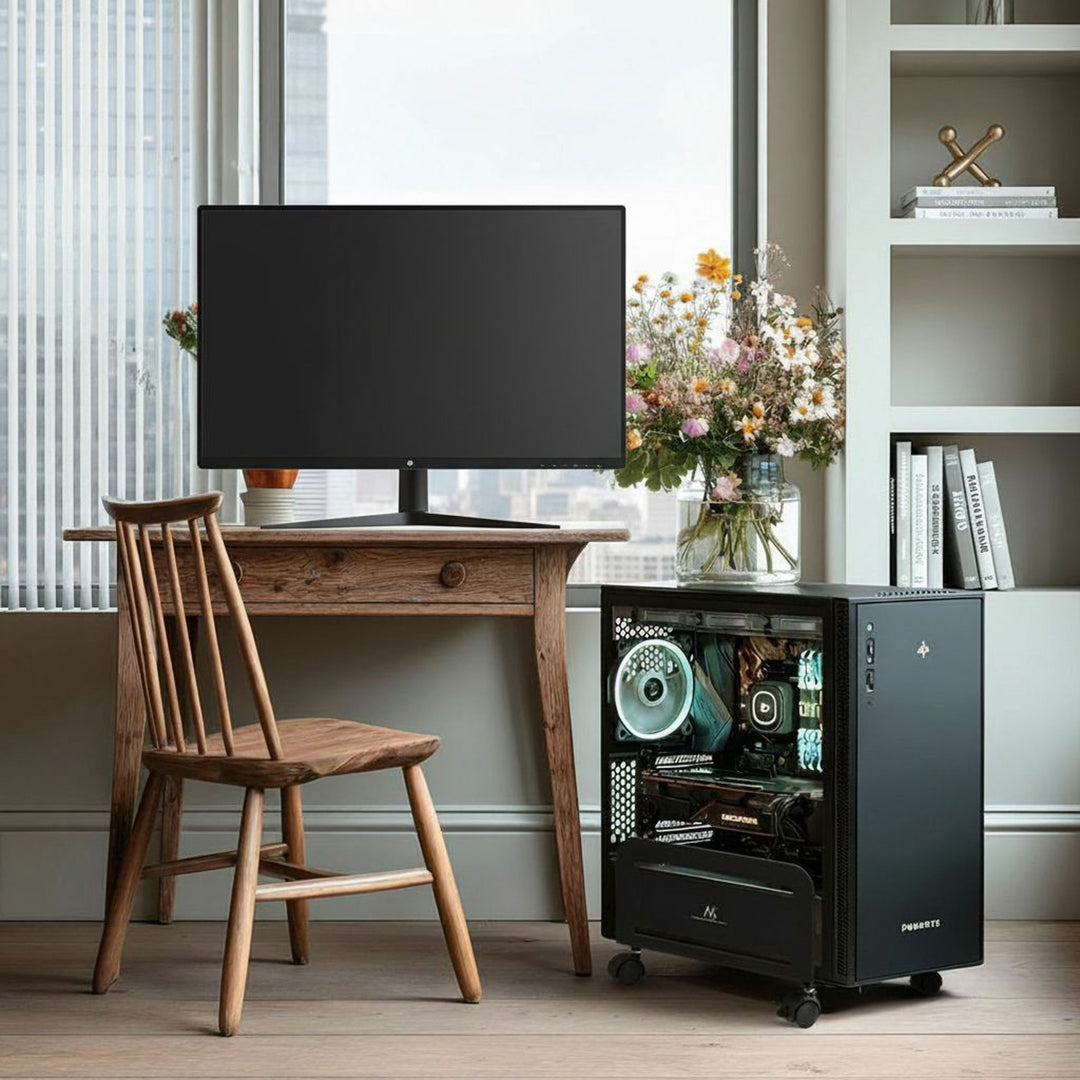 Universal Computer Stand Cart mit Rädern Mobile CPU bis 10kg Cart PC Desktop