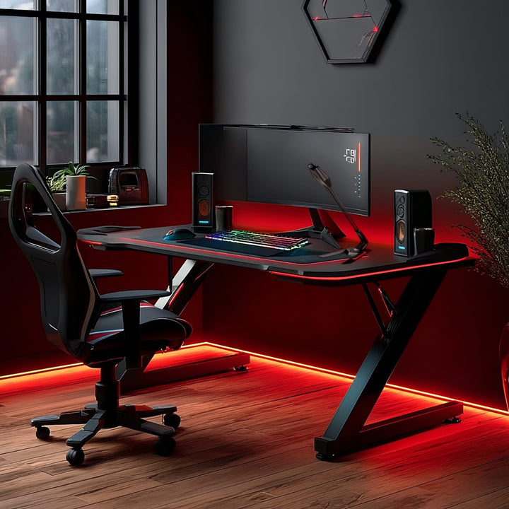 NanoRS RS710 Gaming Microphone Desktop Mic YouTube Streaming USB LED Backlight Windows