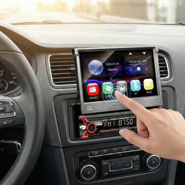 Audiocore AC9100 Car Radio LCD 7" Screen 1080P MP5 MP3 USB AVI DivX Bluetooth Handsfree RDS Digital Radio Remote Control 1 DIN