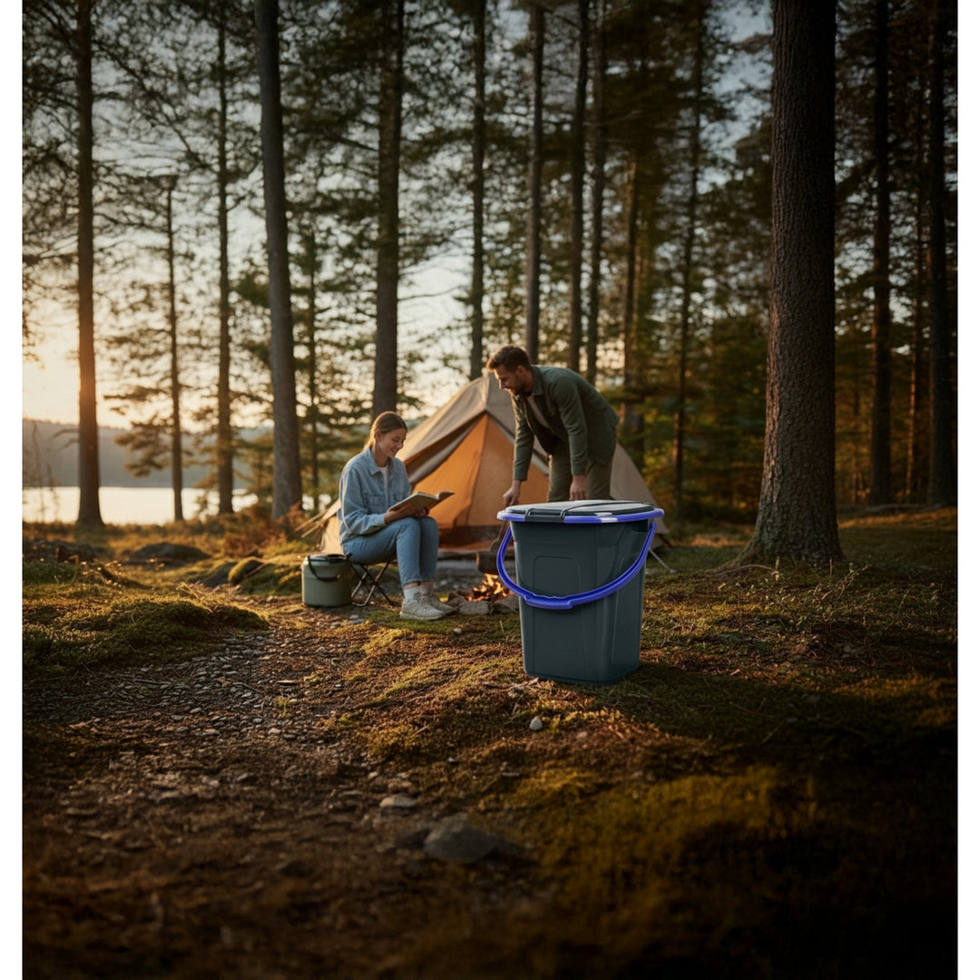 GreenBlue GB320BB Portable Travel Toilet Bucket 19L max. 120kg