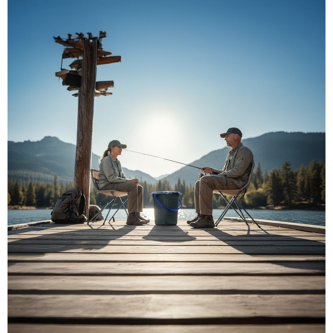 GreenBlue GB320BB Portable Travel Toilet Bucket 19L max. 120kg