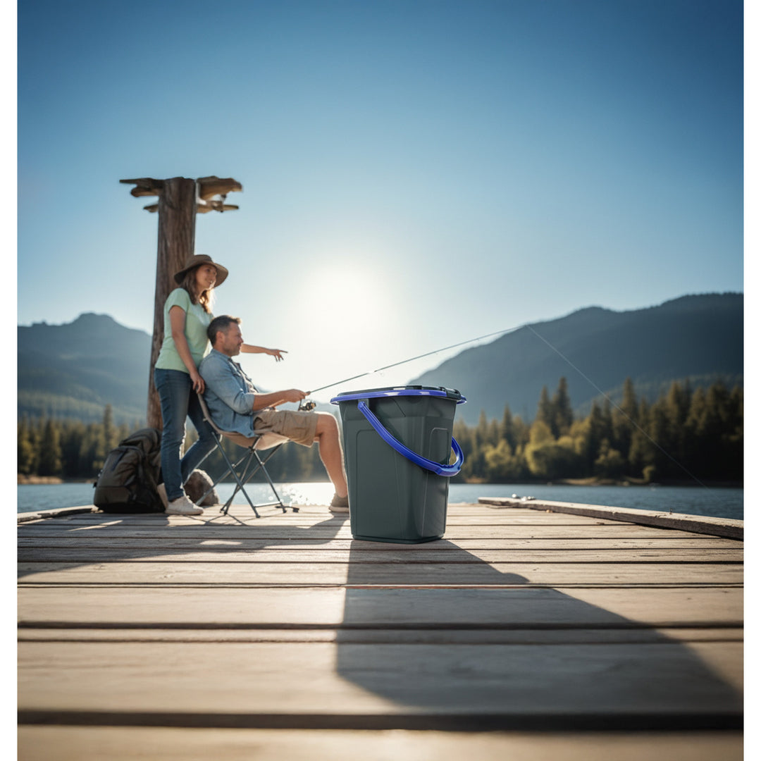 GreenBlue GB320BB Portable Travel Toilet Bucket 19L max. 120kg