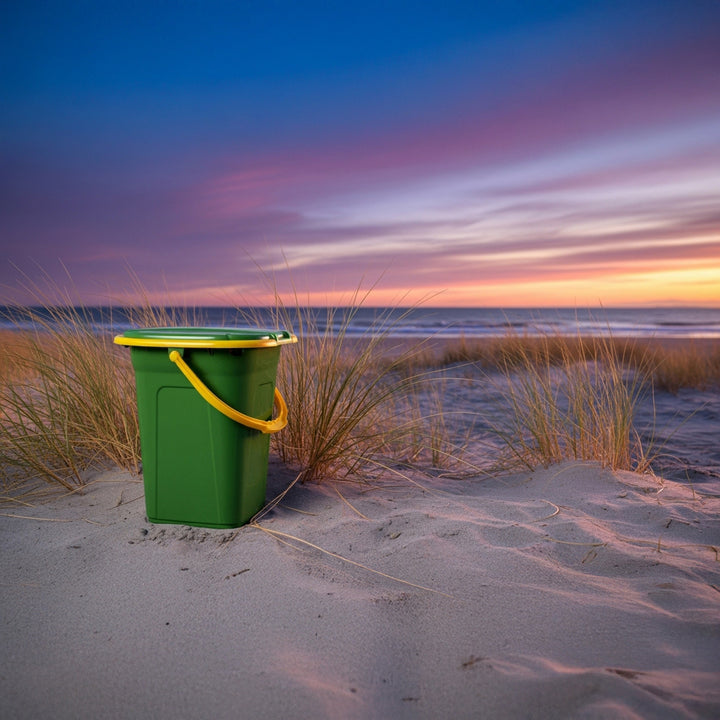 GreenBlue GB320GO inodoro de viaje verde oscuro/naranja