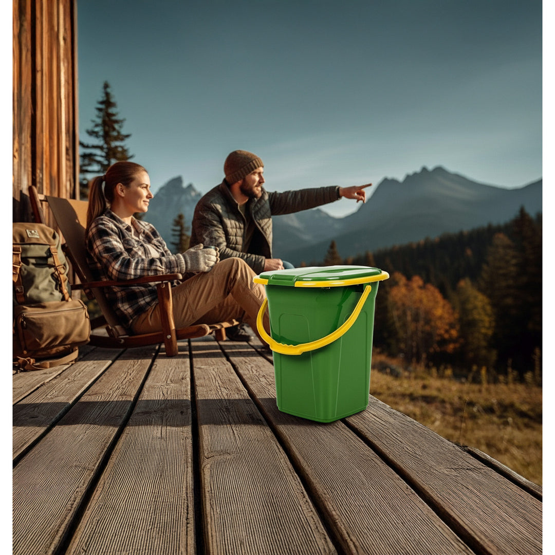 GreenBlue GB320GO inodoro de viaje verde oscuro/naranja