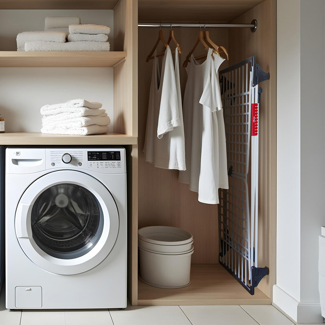 Vileda Magnum 24m Standing Laundry Airer, High Quality product, with wheels, folding.