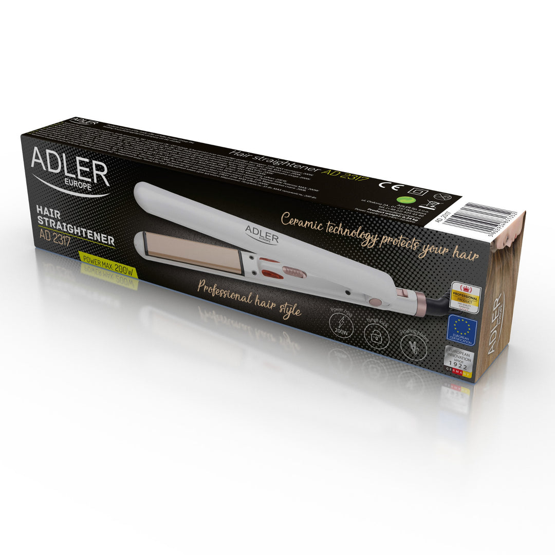 Hair straightener with ceramic plates Adler AD 2317