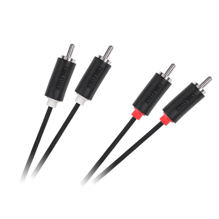 Audio-video cable 2RCA-2RCA 1.8m Cabletech standard