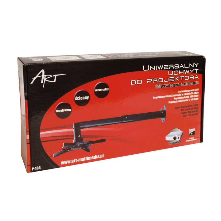 Soporte de pared universal para proyector Art P-103 36-58cm