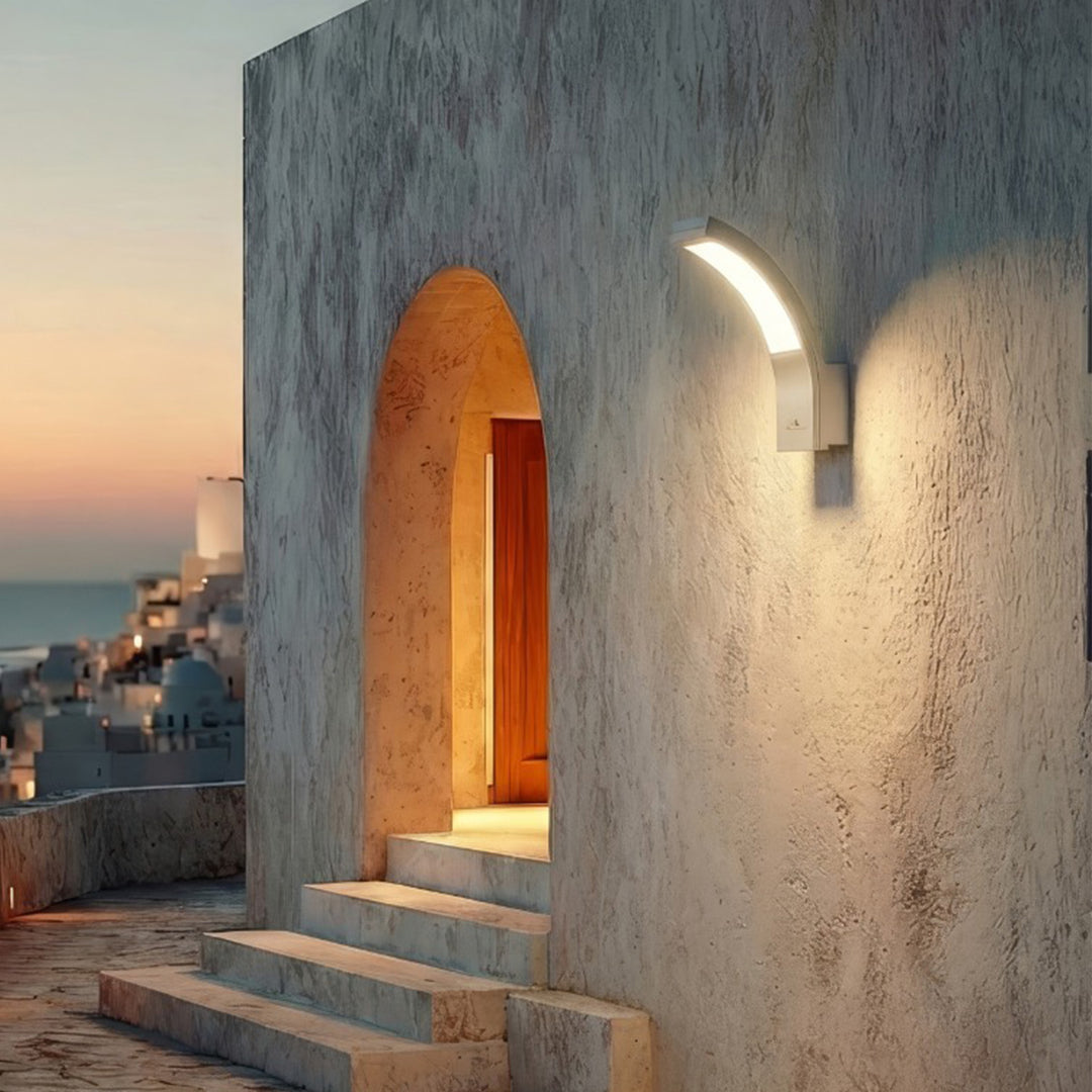 LED-Lampe Fassadenlampe Außenwandleuchte 10W 800lm IP54 4000K Neutralweiß (Silber)