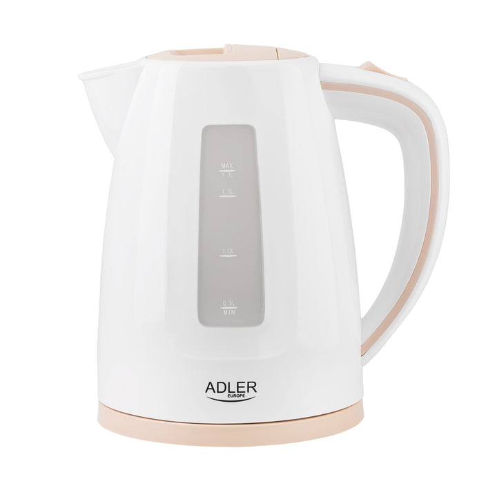 Plastic Electric Kettle, 1.7L, AD 1264, 2200W – Fast Boiling and Stylish Design