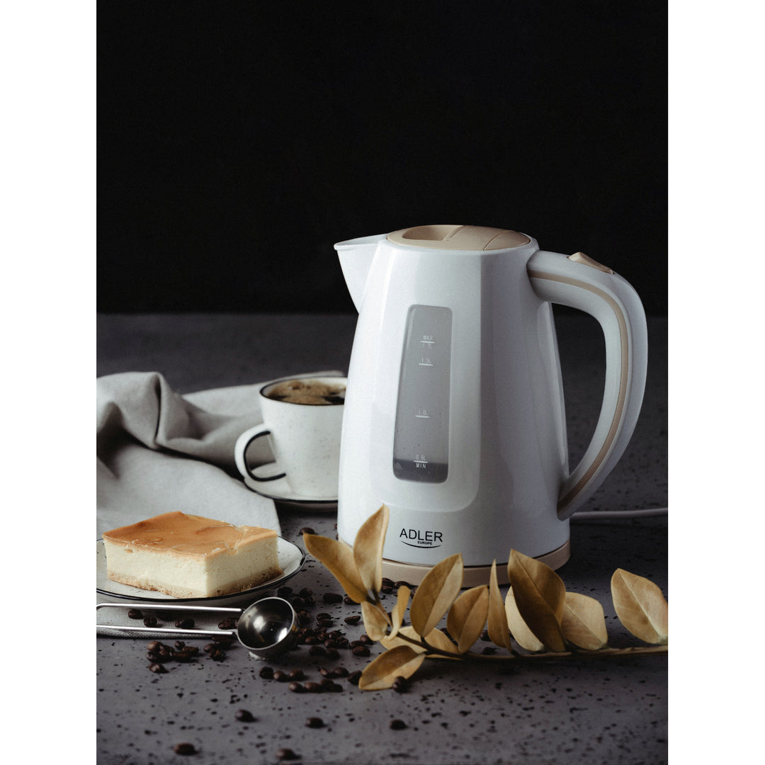 Plastic Electric Kettle, 1.7L, AD 1264, 2200W – Fast Boiling and Stylish Design