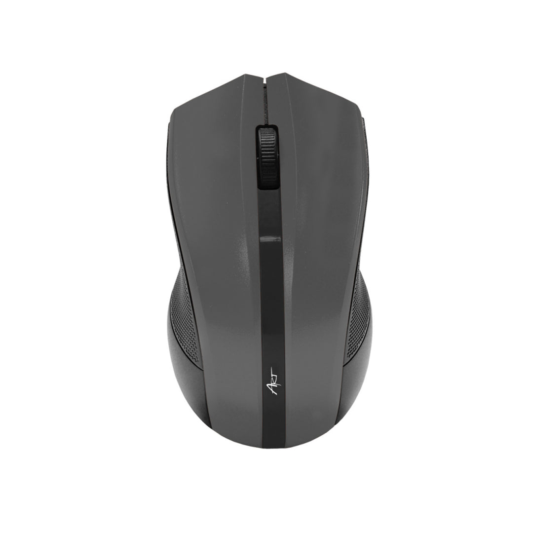 Souris optique Art, sans fil, USB, argent, AM-97C
