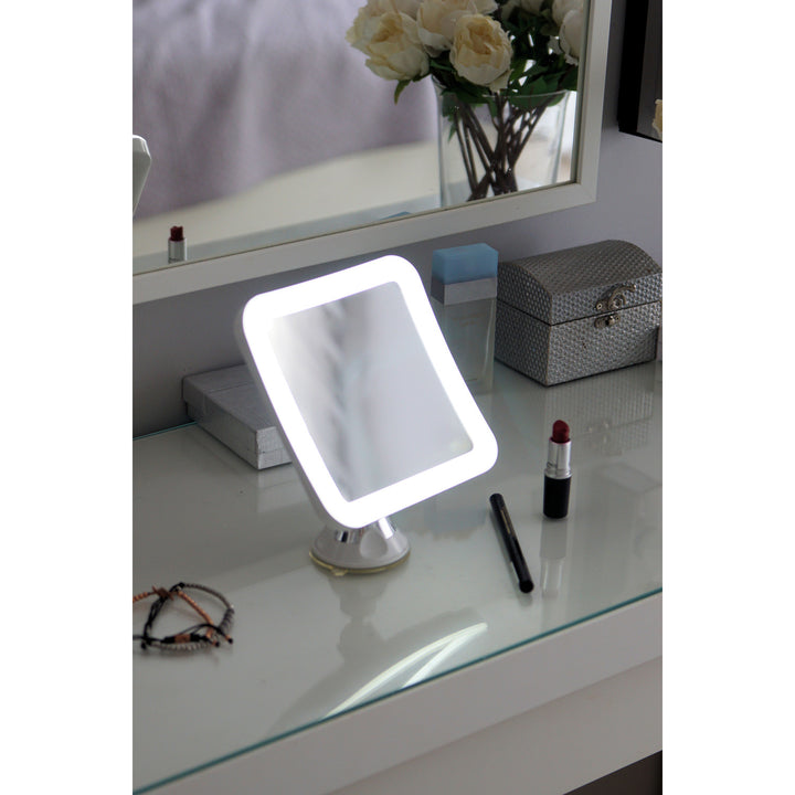 Bathroom mirror, swivel with LED illumination CR 2169