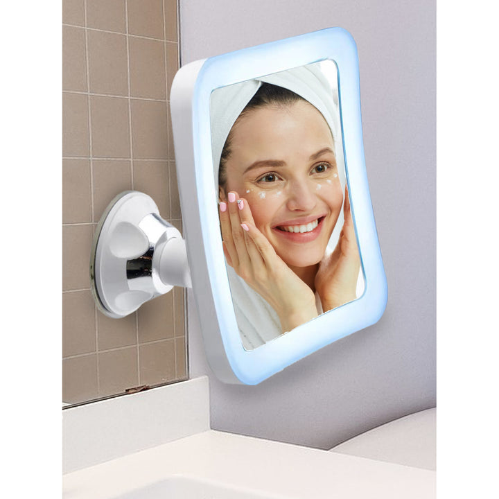 Bathroom mirror, swivel with LED illumination CR 2169