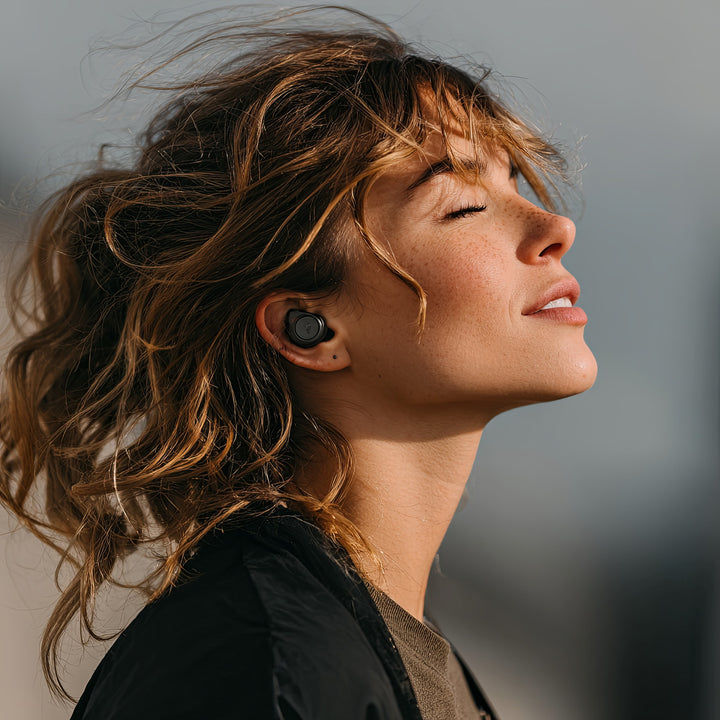 Écouteurs sans fil TWS BT 5.1 noir avec powerbank Audiocore AC580