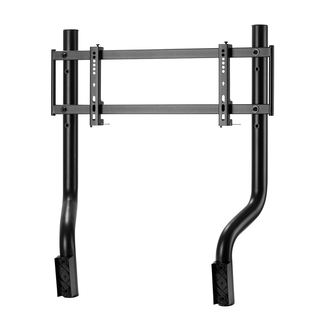 Racing Simulator Cockpit 3-in-1 Seat up to 130kg Shift lever holder Steering wheel stand TV mount up to 50" Max. Vesa 400x200 ...