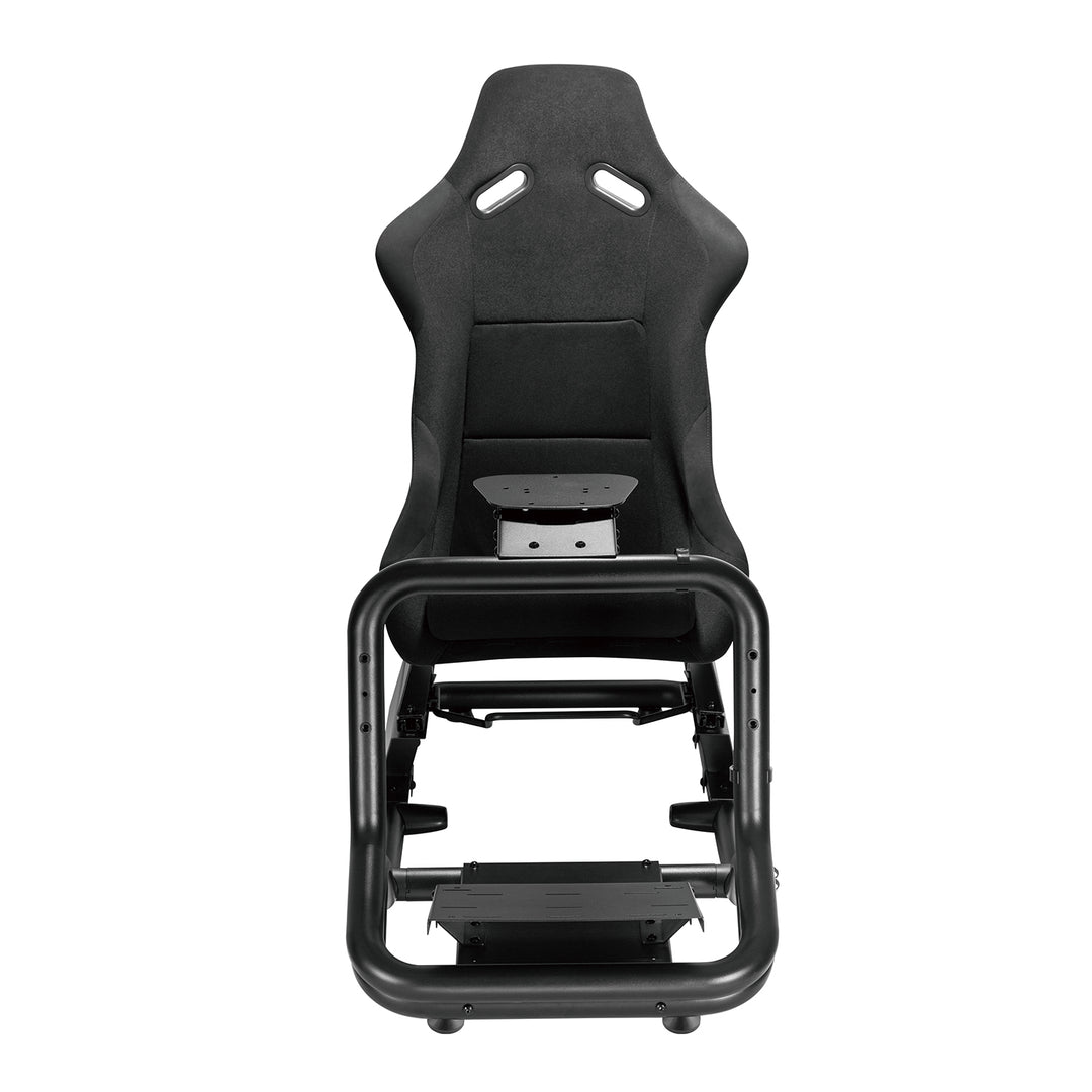 Racing Simulator Cockpit 3-in-1 Seat up to 130kg Shift lever holder Steering wheel stand TV mount up to 50" Max. Vesa 400x200 ...