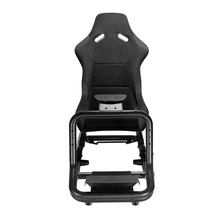 Racing Simulator Cockpit 3-in-1 Seat up to 130kg Shift lever holder Steering wheel stand TV mount up to 50" Max. Vesa 400x200 ...