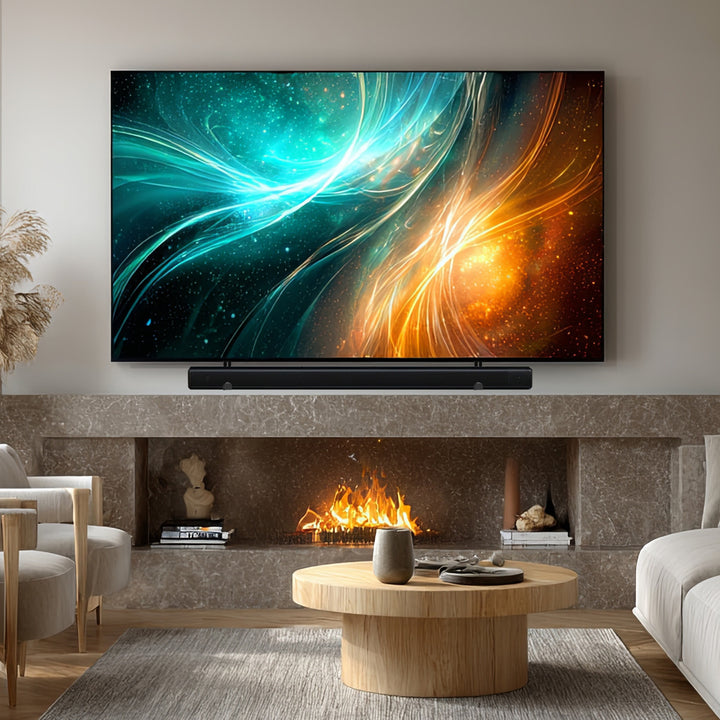 Soporte universal para barra de sonido de hasta 15 kg Soporte de altavoz para montaje bajo el televisor