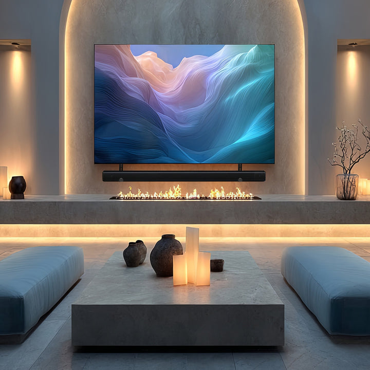 Soporte universal para barra de sonido de hasta 15 kg Soporte de altavoz para montaje bajo el televisor