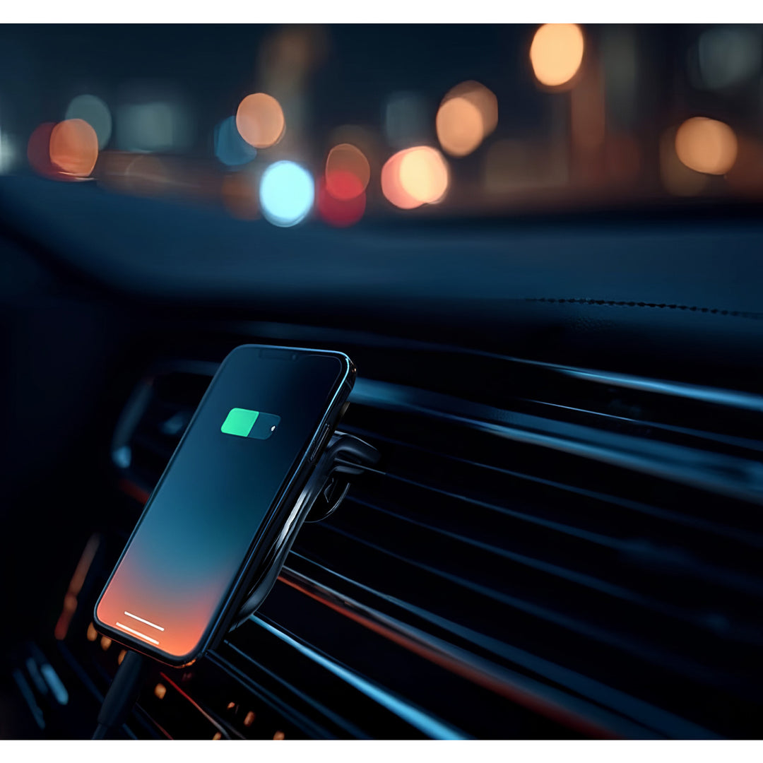 Support de téléphone de voiture Maclean, magnétique, universel, pour grille d'aération, matériau ABS, MC-326