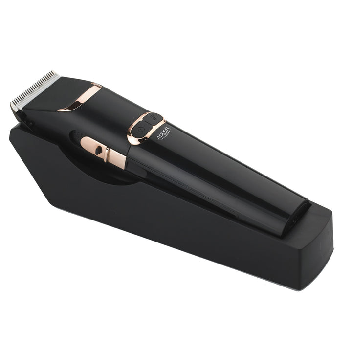 Adler hair clipper, LCD display, 40W, AD 2832