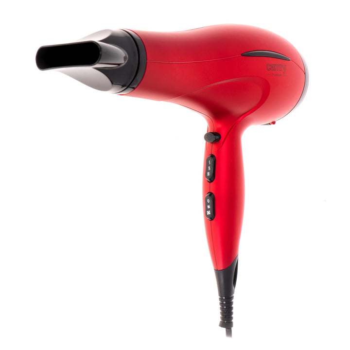 Camry hair dryer, 2 blow strength levels, 3 temperature settings, 2400W, red, CR 2253