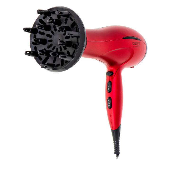 Camry hair dryer, 2 blow strength levels, 3 temperature settings, 2400W, red, CR 2253