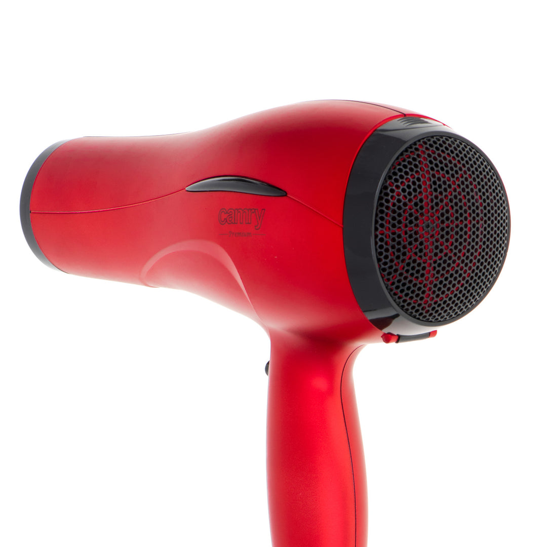 Camry hair dryer, 2 blow strength levels, 3 temperature settings, 2400W, red, CR 2253
