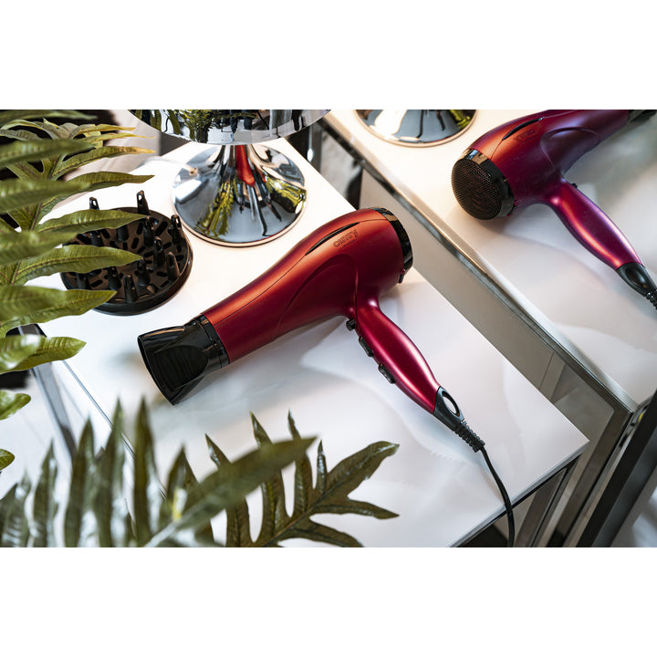 Camry hair dryer, 2 blow strength levels, 3 temperature settings, 2400W, red, CR 2253