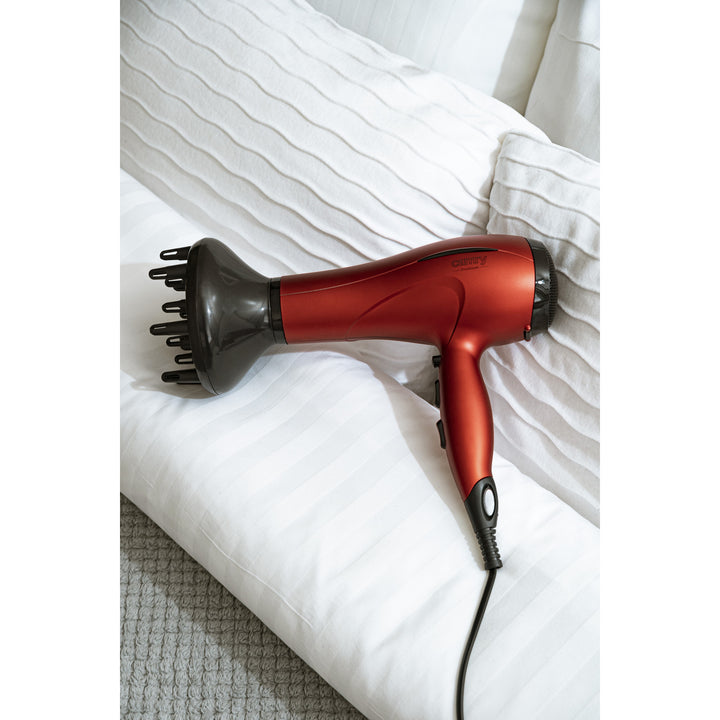 Camry hair dryer, 2 blow strength levels, 3 temperature settings, 2400W, red, CR 2253