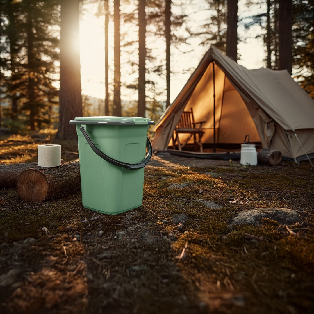 GreenBlue GB320GG Tourist Toilet GreenBlue 19L Green-Gray