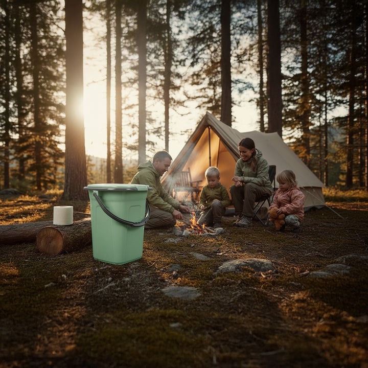 GreenBlue GB320GG Tourist Toilet GreenBlue 19L Green-Gray