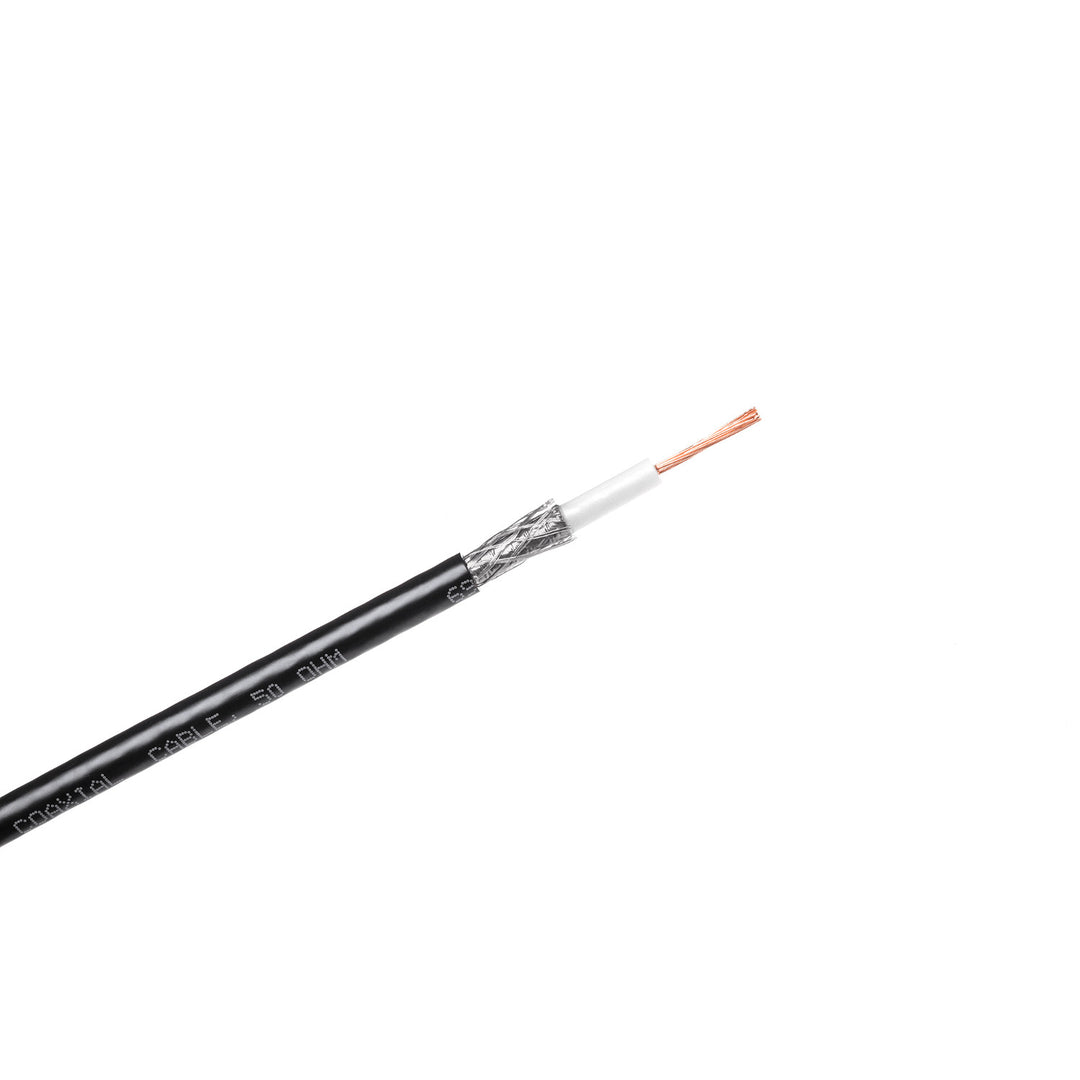 Cabletech coaxial cable, for antenna, 100m, black, H155