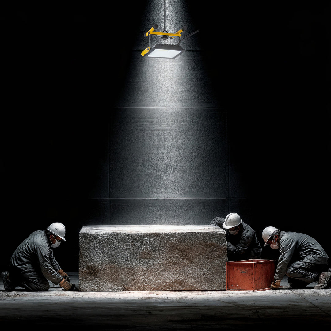 Bodentänder für LED-Scheinwerfer Arbeitsscheinwerfer Stativ Flutlicht Ständer Baustrahlerstativ Drehbar Stahl (Für MCE530 / MCE630)