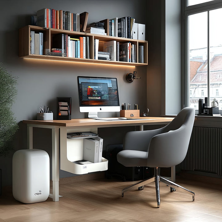 Schreibtisch-Organizer Untertisch Organizer für Büroutensilien Büro-Organizer Unterbau Büroablage bis 5kg