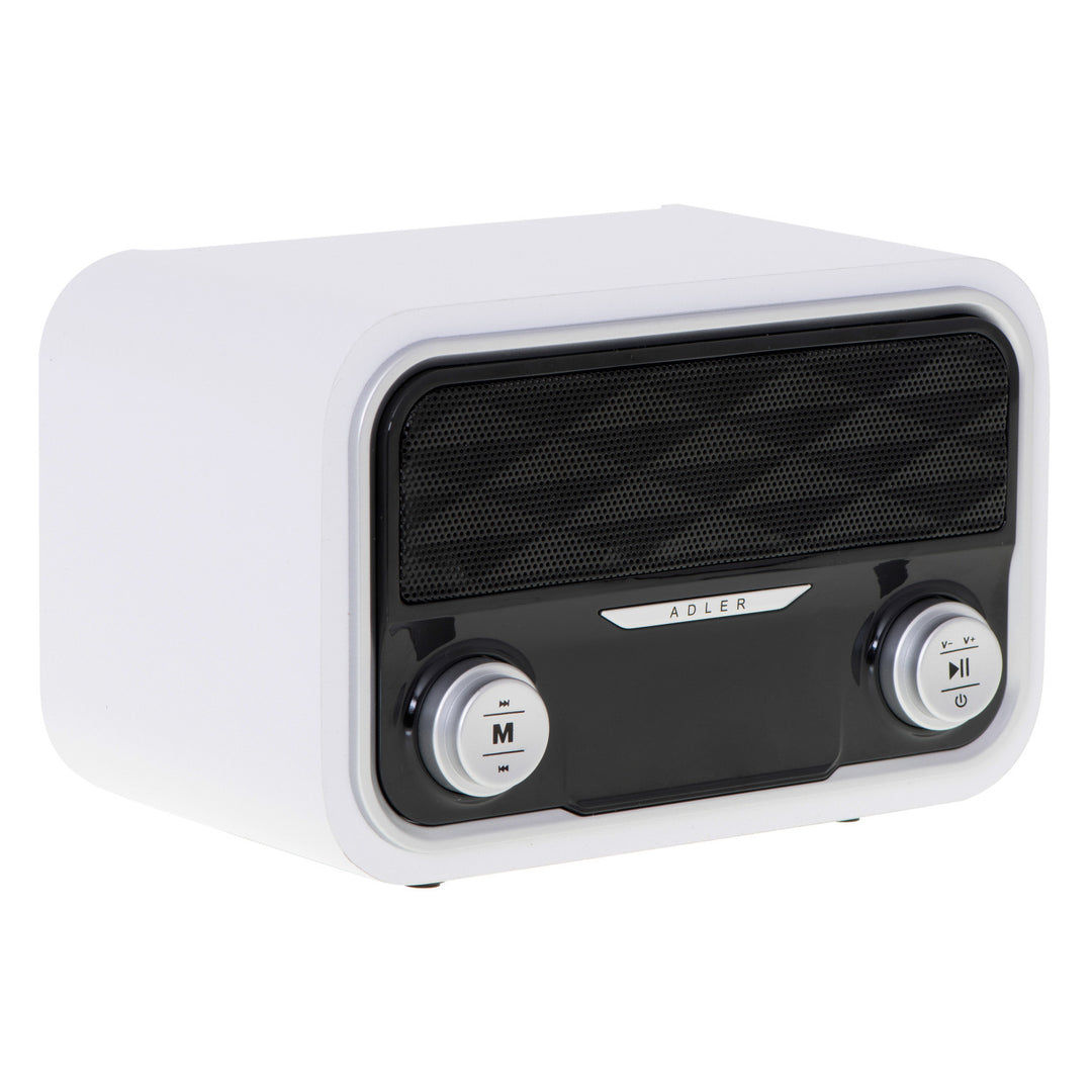 Radio FM Bluetooth 1800 mAh SD USB MP3 AUX LCD Adler AD 1185