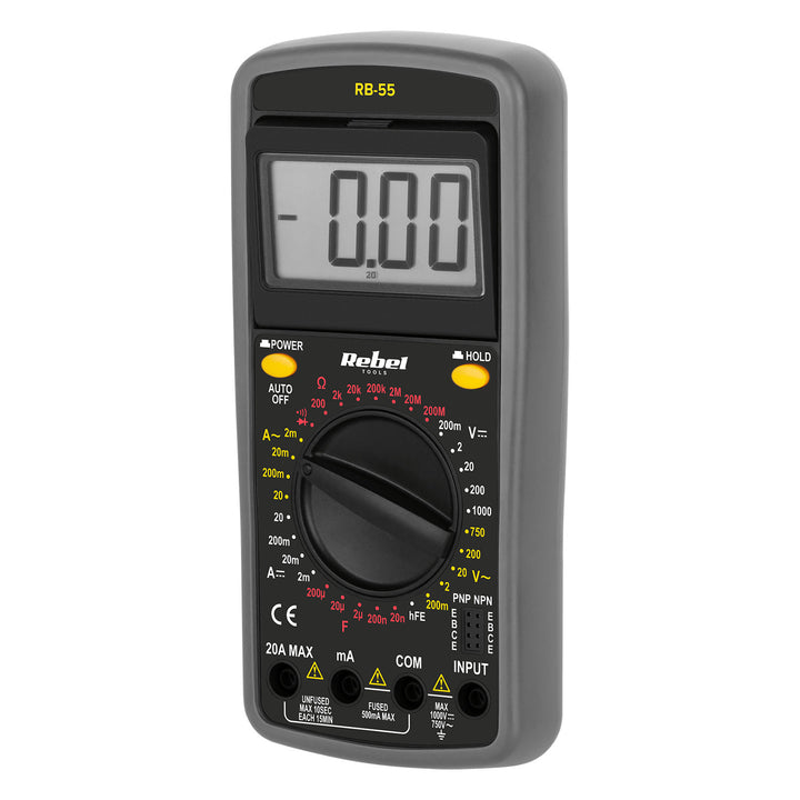 REBEL universal meter, voltage measurement, current measurement, MIE-RB-55