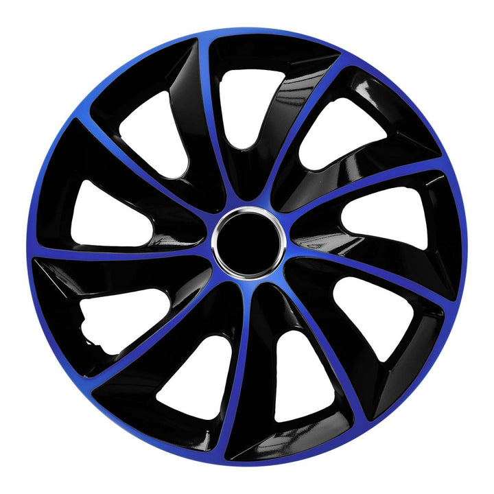 NRM EXTRA STIG BLUE BLACK 14" hubcaps 4 pieces
