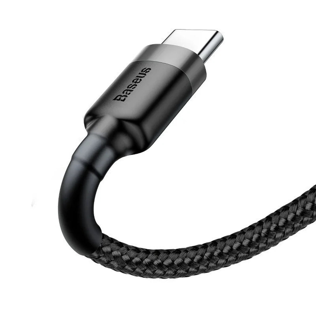 Baseus Quick Charge  Conector USB A - Conector USB-C 1m CATKLF-BG1 Cable Negro