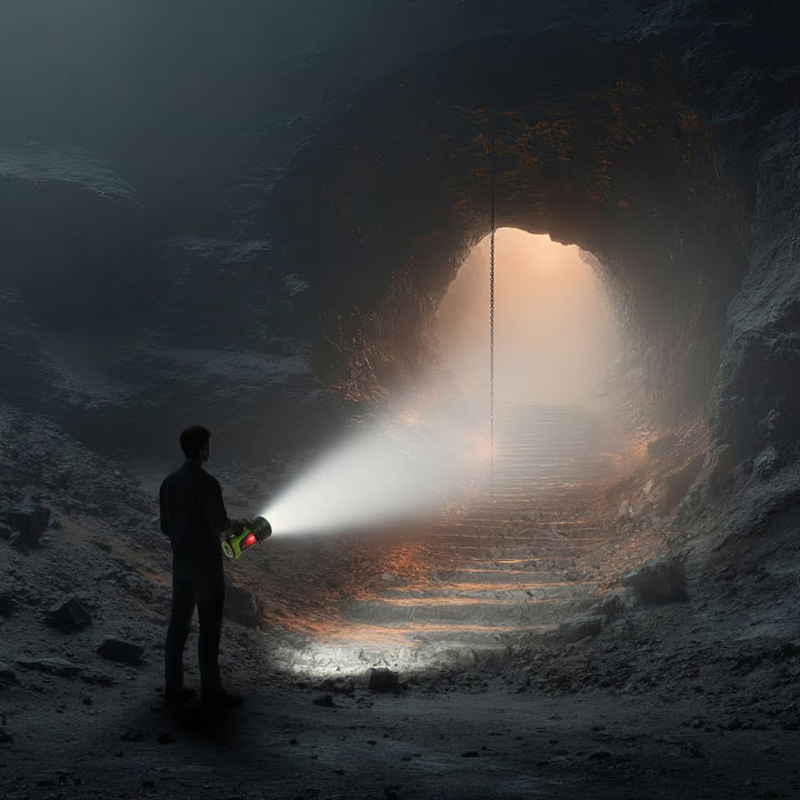 LED 3in1 Taschenlampe Wiederaufladbare Taschenlampe für Camping Outdoor USB Powerbank Funktion 3 Leuchtmodi 5W XM-L-T6 Kaltweiß 6500K 3.7V 3x18650 4500mAh IP65