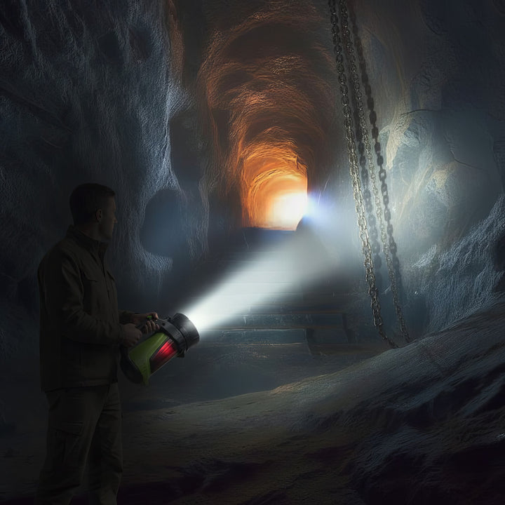 LED 3in1 Taschenlampe Wiederaufladbare Taschenlampe für Camping Outdoor USB Powerbank Funktion 3 Leuchtmodi 5W XM-L-T6 Kaltweiß 6500K 3.7V 3x18650 4500mAh IP65