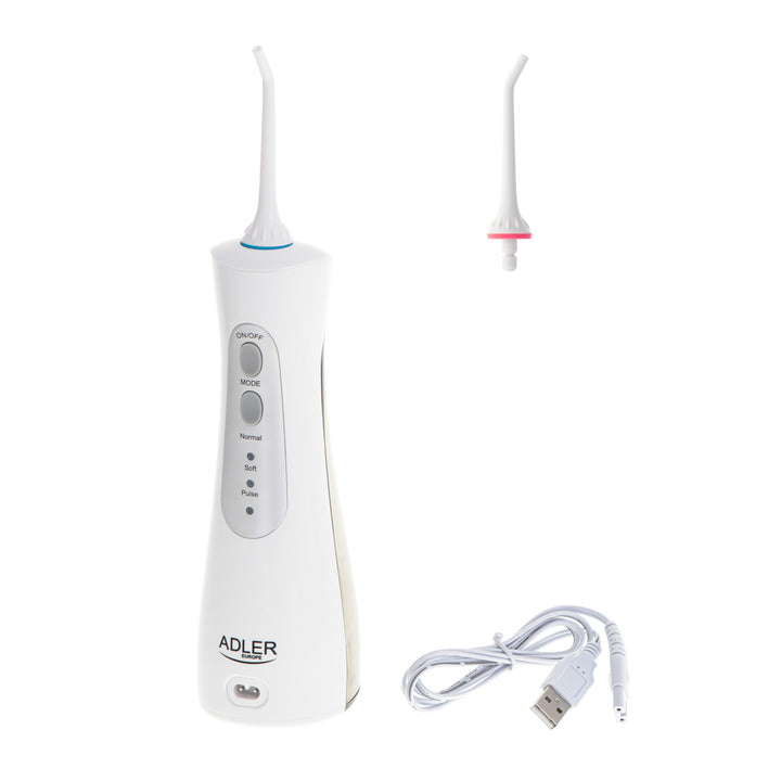 Adler AD 2176 travel irrigator and 2 interchangeable rotating heads