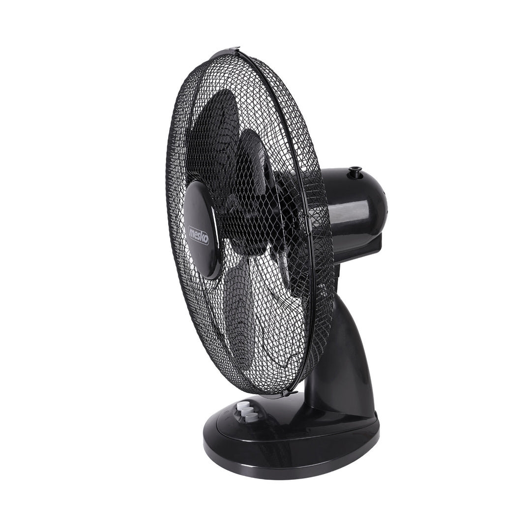Ventilador de sobremesa 23cm 45W Mesko MS 7308, oscilación, dos velocidades de ventilación