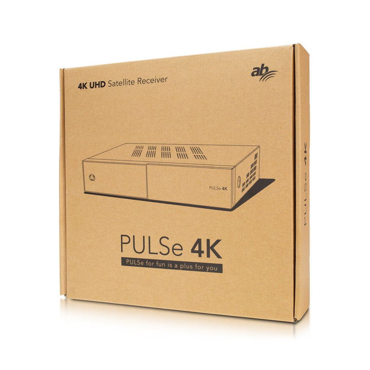 AB-COM - TV-ontvanger - AB PULSe 4K UHD ontvanger (1x DVB-S2X tunerversie)