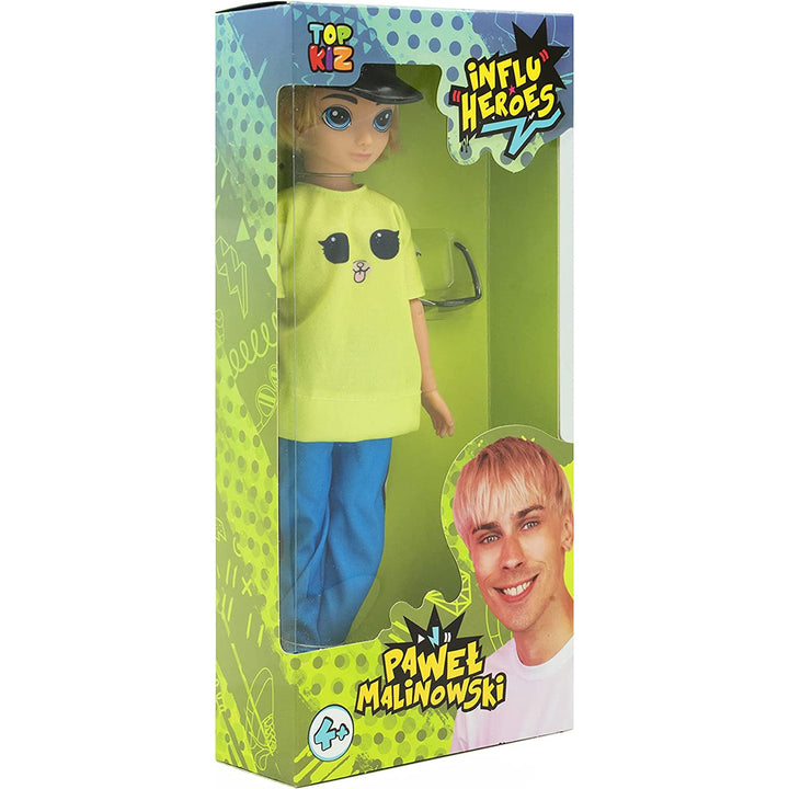 Influ Heroes Pawel Malinowski muñeco de 30 cm con accesorios