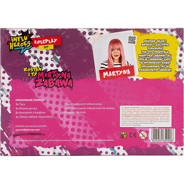 Juego de disfraces Influ Heroes Martyna Fun dress-up set