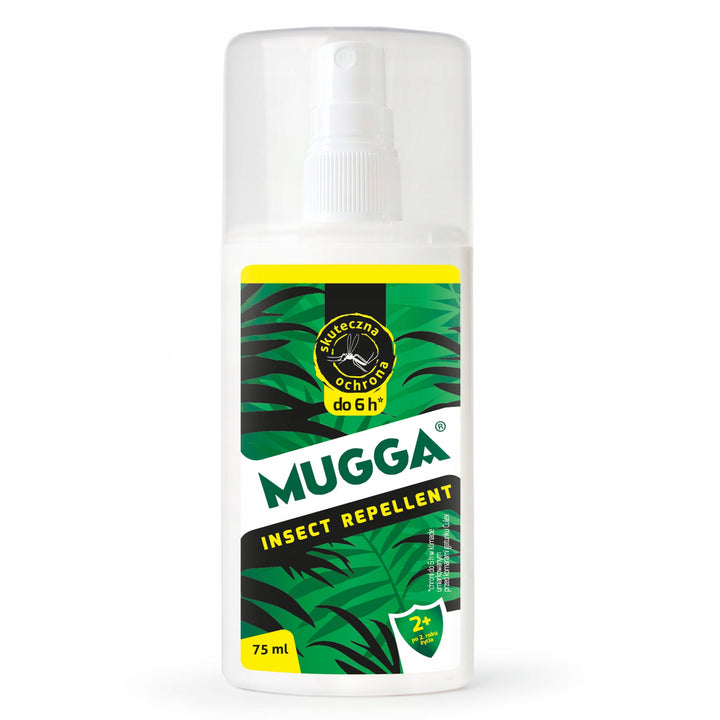 Set of 2X MUGGA 50% + 9.5% DEET Family mosquito repellent.