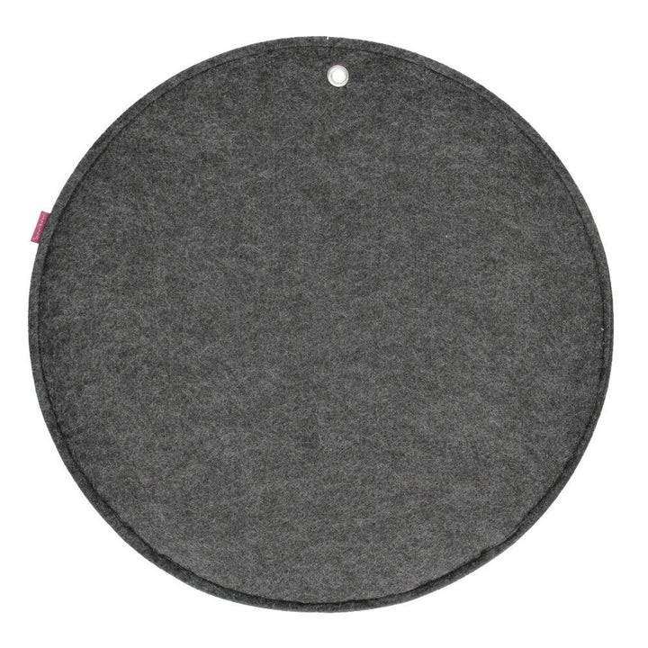 Bertoni felt wall organizer Circle L diameter 35 cm - anthracite, 4 pockets