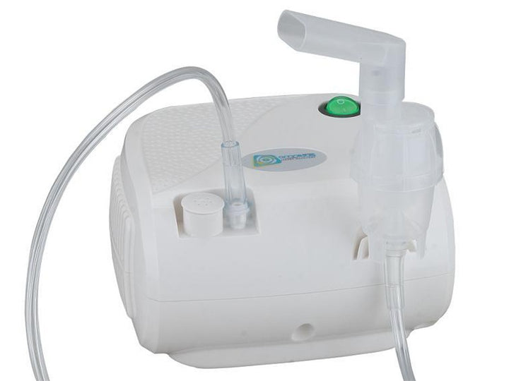 Omnibus BR-CN116 White Compressor Inhaler Kit with Tubing and Carry Bag